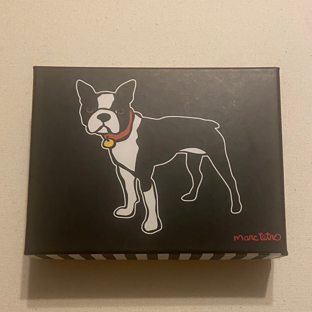 Marc Tetro Black Dog Print Wallet - Picture 5 of 6